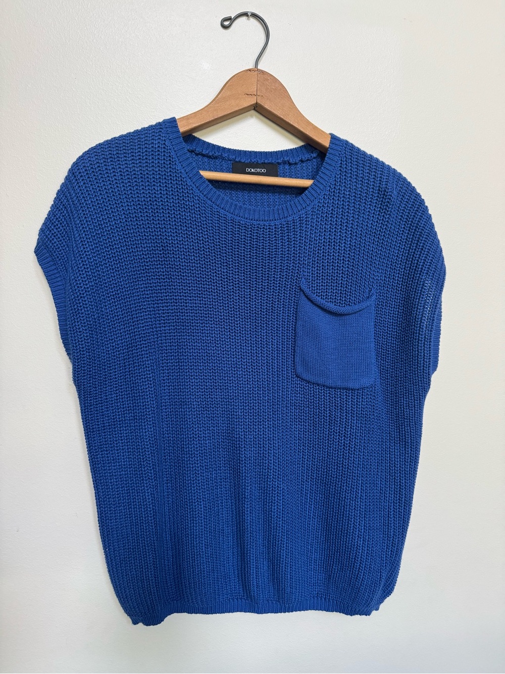 Dokotoo Women’s Royal Blue Knit blouse